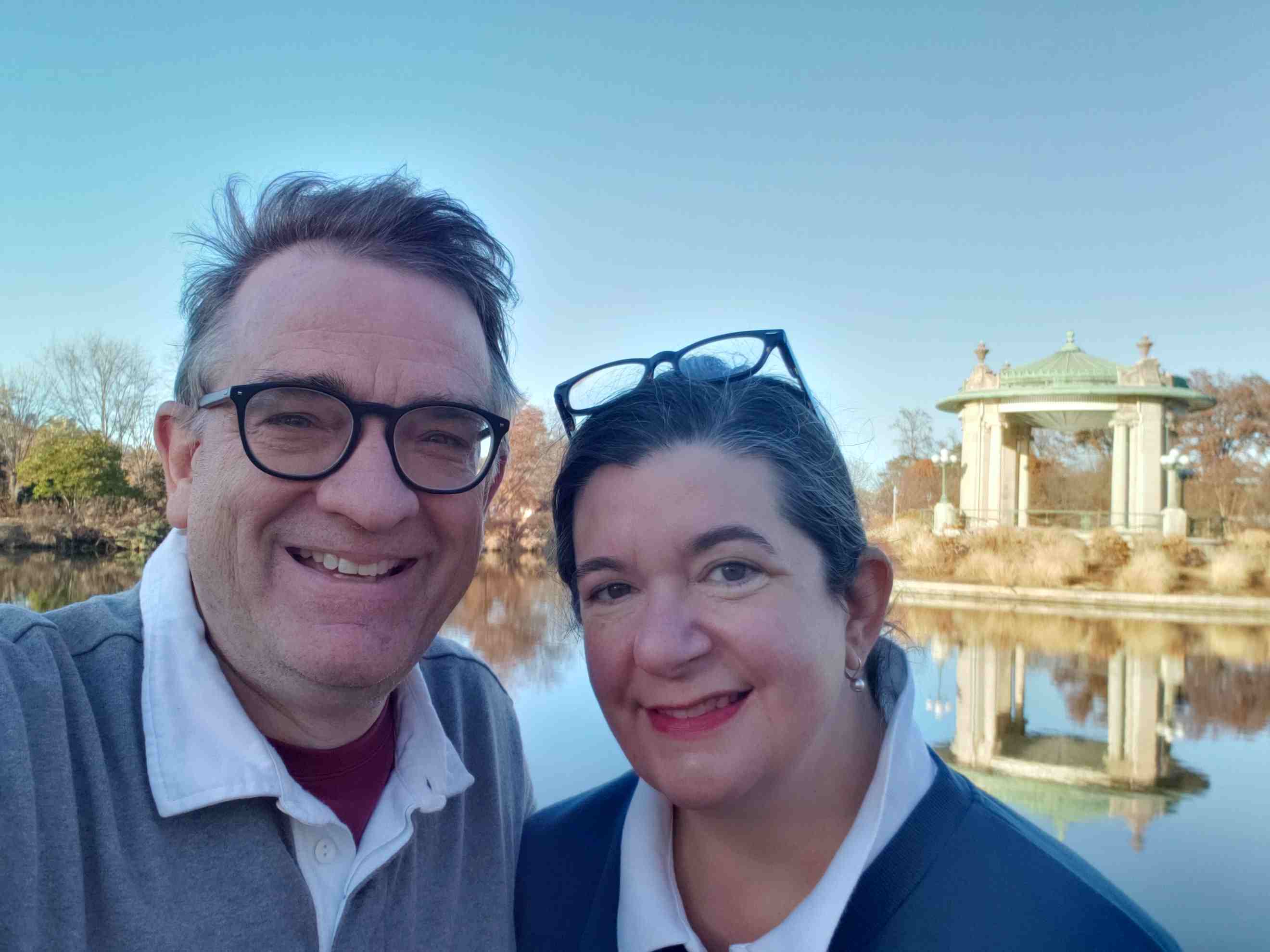 2019-11-24 RnB at Muny Bandstand pond.jpg